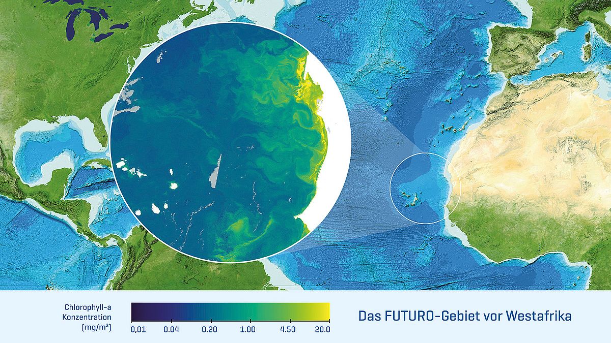 Das FUTURO-Gebiet vor Westafrika